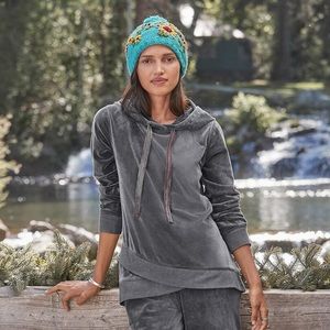 Sundance Catalog Aurora Hoodie in Gray